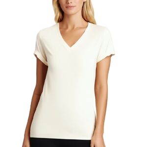 KIT AND ACE Brushed V Neck Tee Shirt